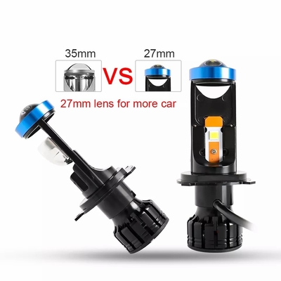 La mini Bi all'ingrosso H4 ha condotto le lampadine del faro principali auto dell'automobile del proiettore dell'obiettivo 40W